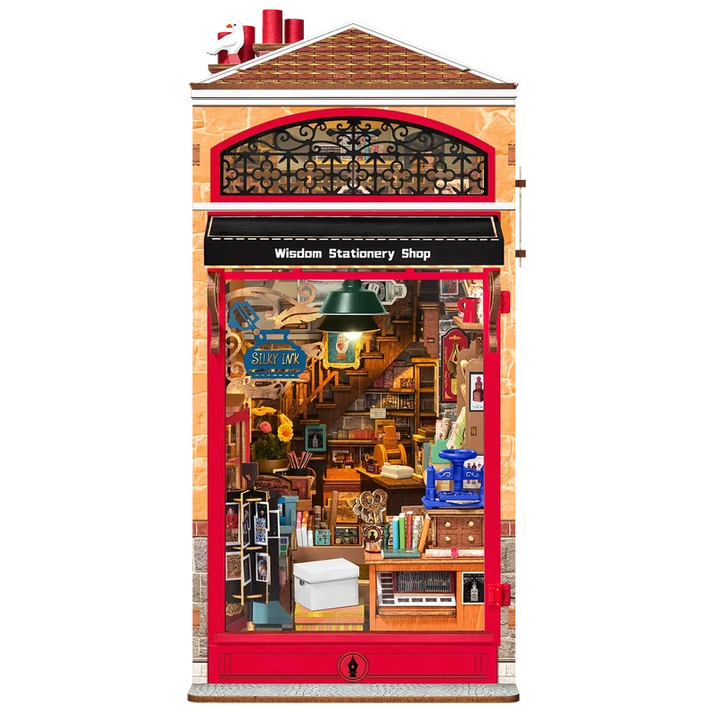 Robotime Book Nook Wisdom Stationery Shop TGB19
