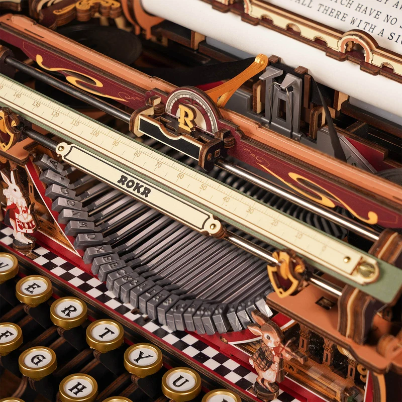 Robotime Mechanical Typewriter (Magic Version) LK703C