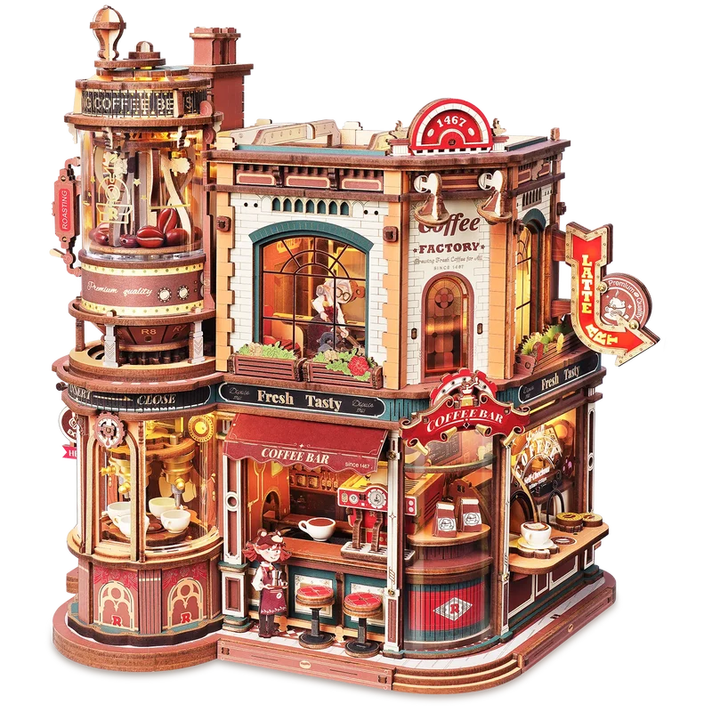 Robotime Dream Coffee Factory EAB02