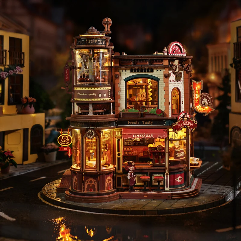 Robotime Dream Coffee Factory EAB02