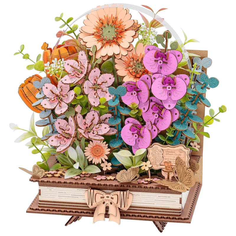 Robotime Wooden Blooming Book TW04H