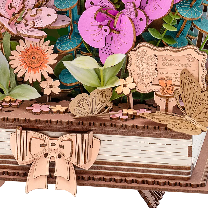 Robotime Wooden Blooming Book TW04H