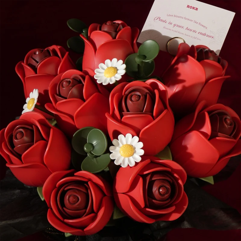 Robotime Red Rose Bouquet AF02J