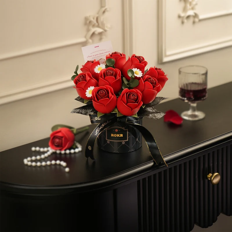 Robotime Red Rose Bouquet AF02J