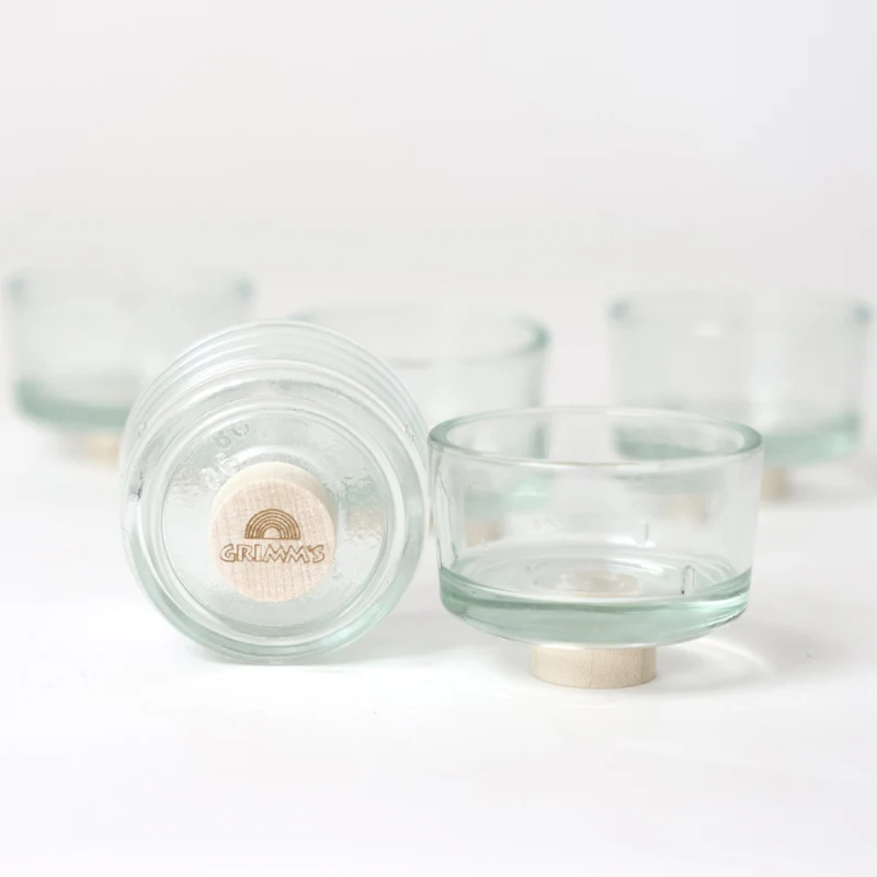 Grimms 06112 Teelichter Glas VE 5 Stk.