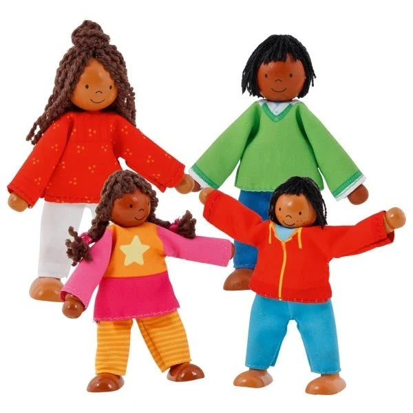 GoKi 51495 Biegepuppen – Moderne Familie II