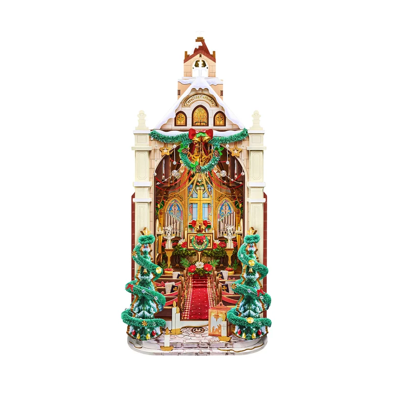 Robotime Book Nook Caroling Cathedral TGB26