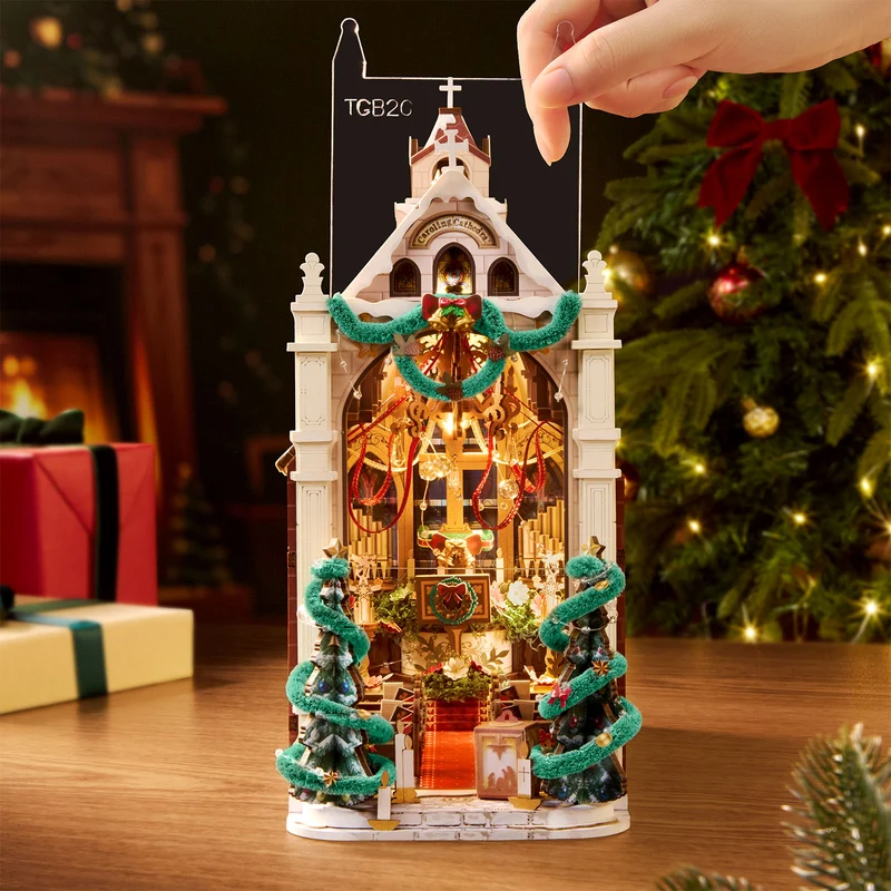 Robotime Book Nook Caroling Cathedral TGB26