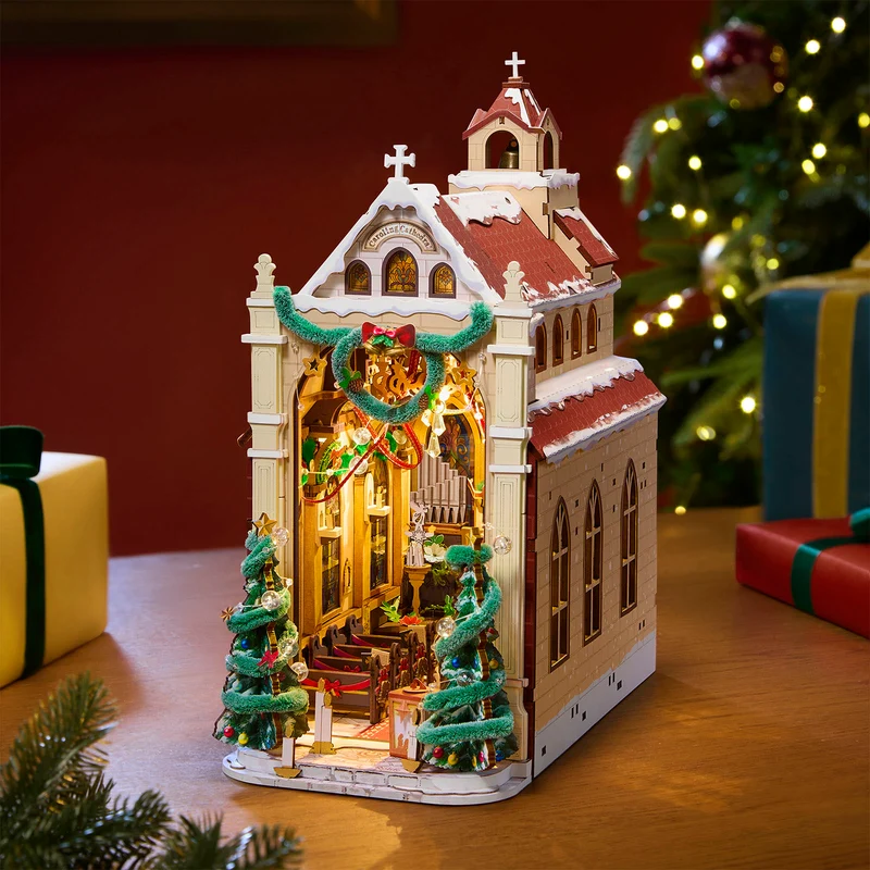 Robotime Book Nook Caroling Cathedral TGB26