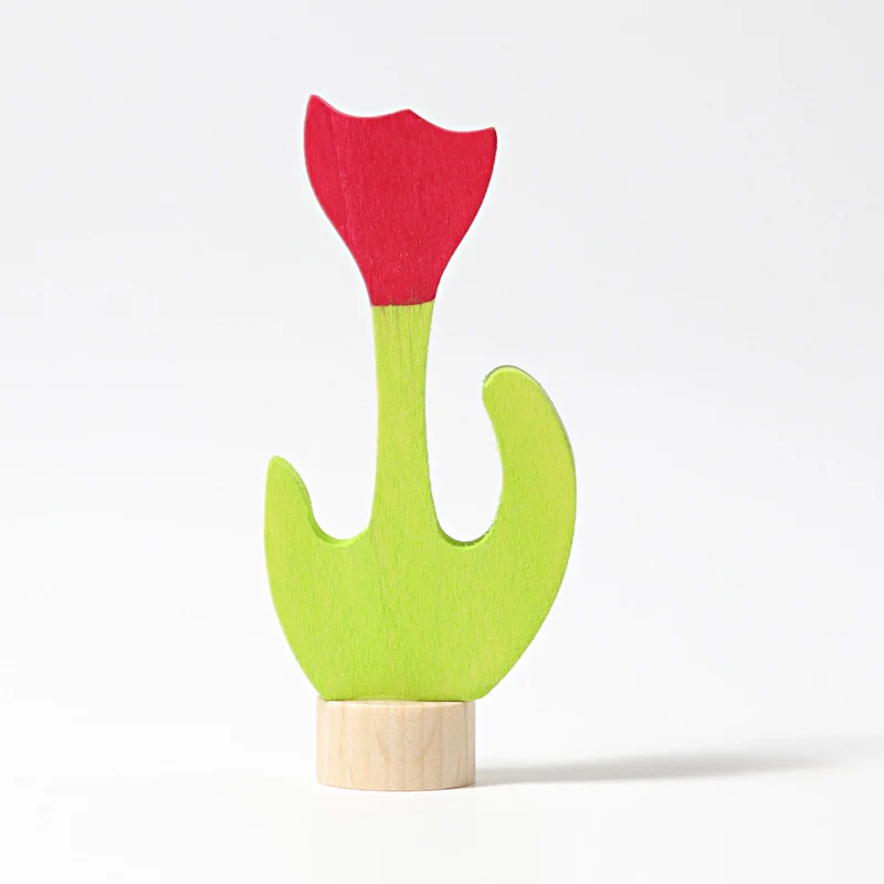 Grimms 03660 Steckfigur rote Tulpe