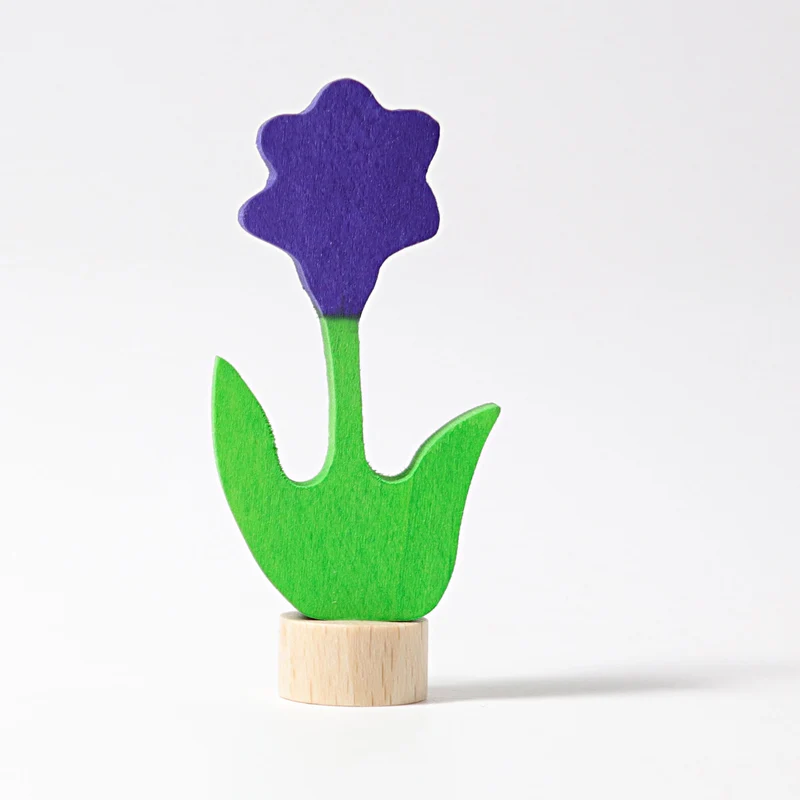 Grimms 03620 Steckfigur lila Blume