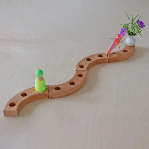 Grimms 03330 Steckfigur Schultüte Neonpink