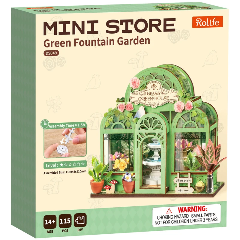 Robotime Green Fountain Garden DS049
