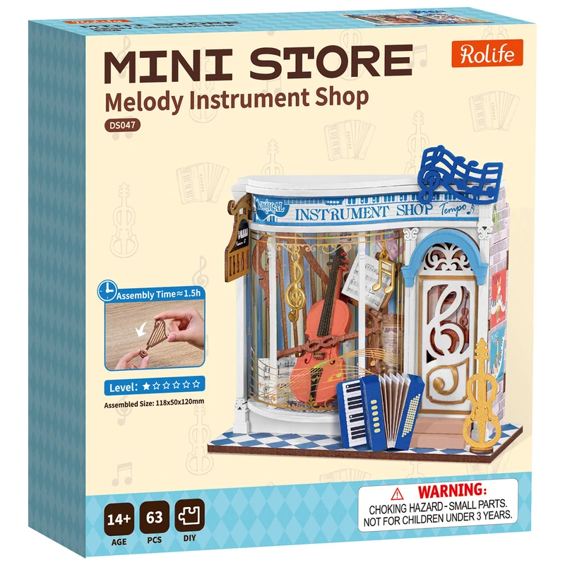 Robotime Melody Instrument Shop DS047