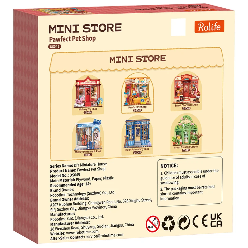 Robotime Pawfect Pet Shop DS045