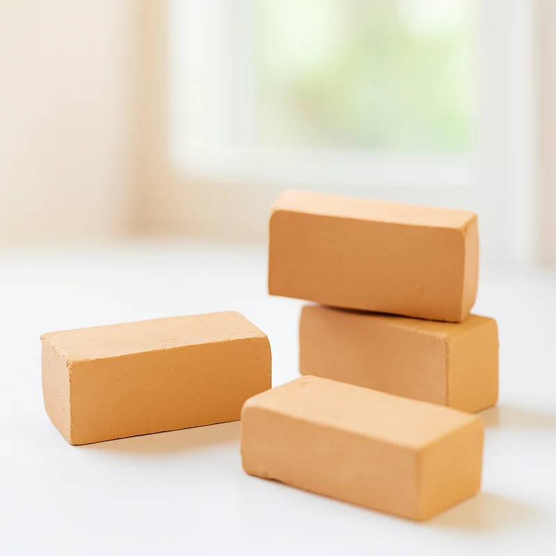 Miniatur Ziegelsteine rot 5er-Set – Wichtel Zubehör Baustelle