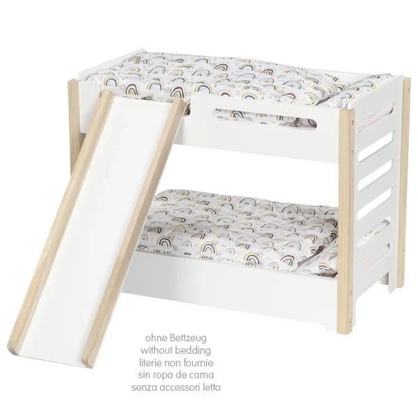 GoKi 51451 Puppen-Etagenbett mit Rutsche
