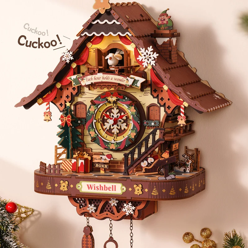 Robotime Christmas Cuckoo Clock LCB01