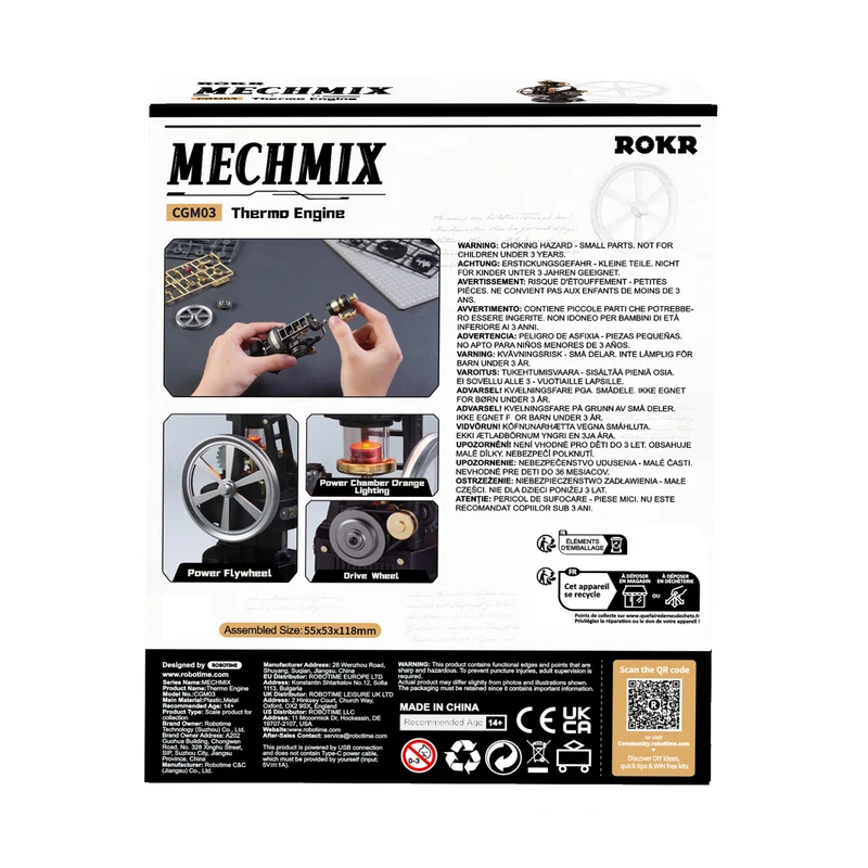 Robotime Thermo Engine CGM03