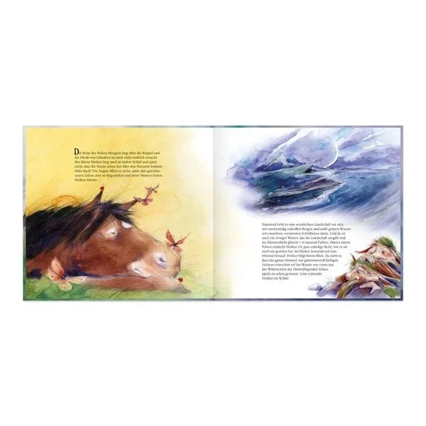 Buch 70500 "Hrókur und die Himmelsreiter" Ralf Wendland u. Sibylle Engstrom Illustriert von Sophia Drescher