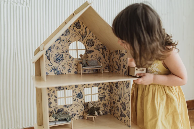 Milin Holzpuppenhaus – Vintage Flower