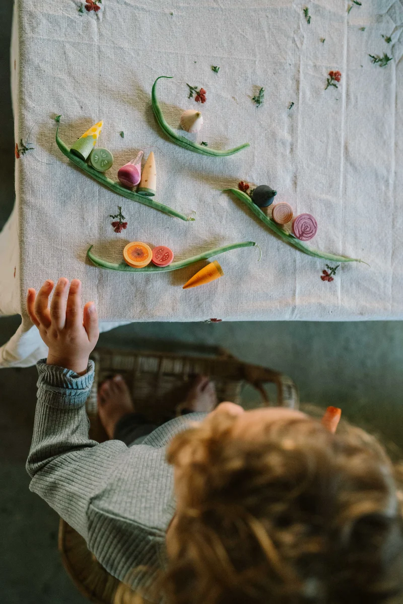 Grapat Veggies - 12 handbemalte Gemüse aus Holz