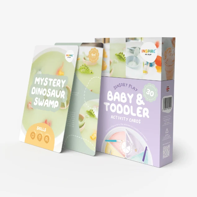 Inspire My Play 178: Sensorikspiel Aktivitätskarten für Babys & Kleinkinder - Englisch