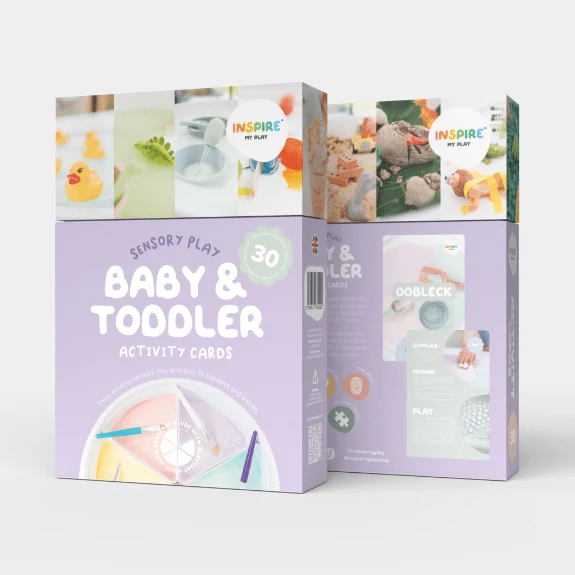 Inspire My Play 178: Sensorikspiel Aktivitätskarten für Babys & Kleinkinder - Englisch