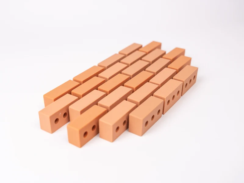 Inspire My Play 141 "Mini Bricks" 25 Mini-Ziegelsteine aus Silikon