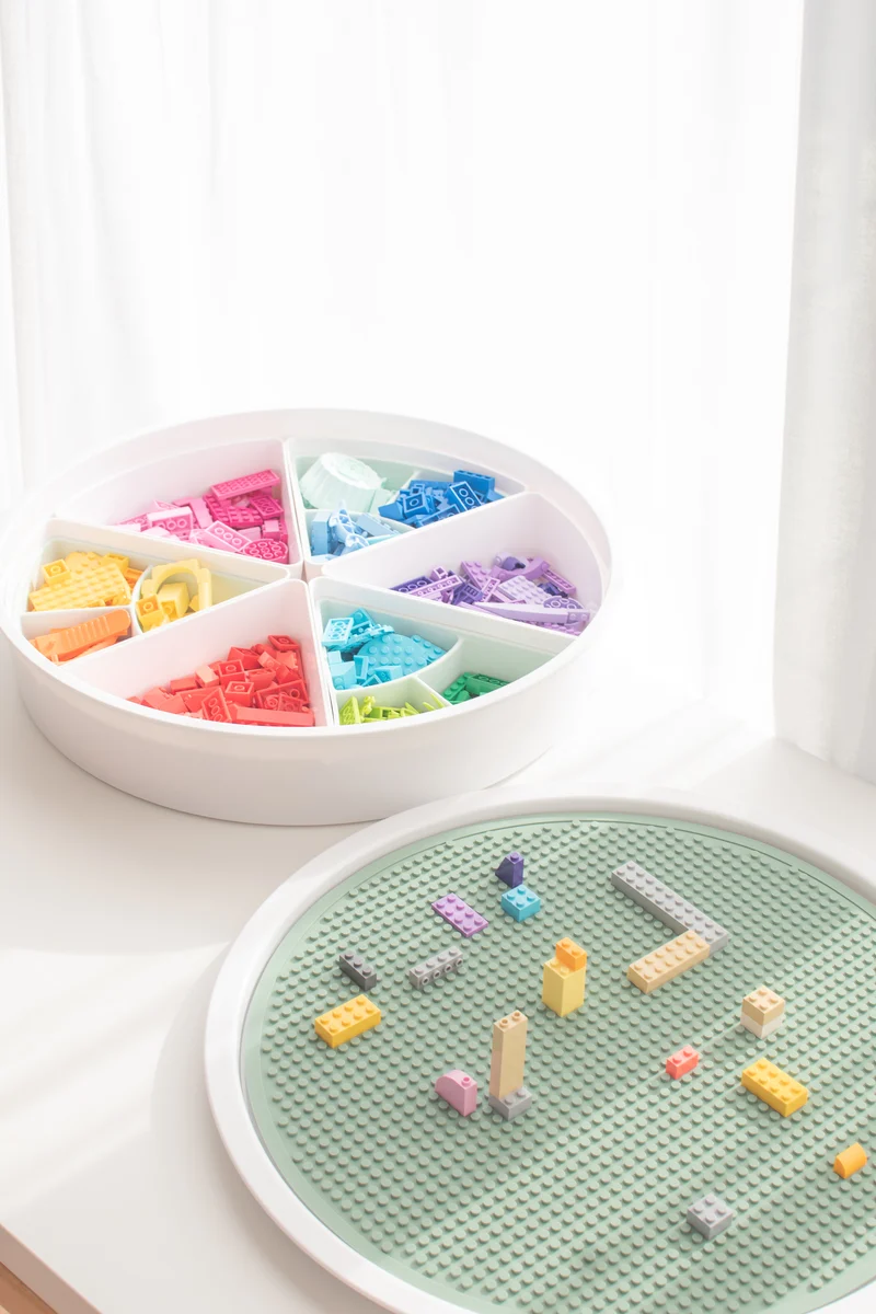 Inspire My Play 123 Baustein-Matte – grün "Building Block Mat"