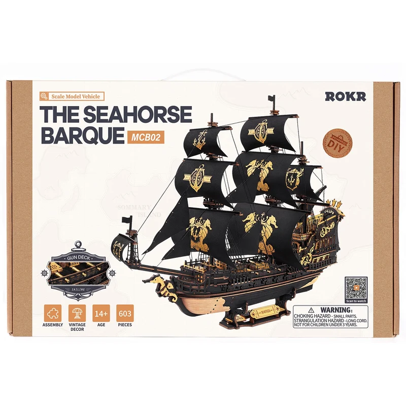 Robotime The Seahorse Barque MCB02