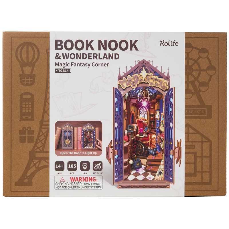 Robotime Book Nook Magic Fantasy Corner TGB14