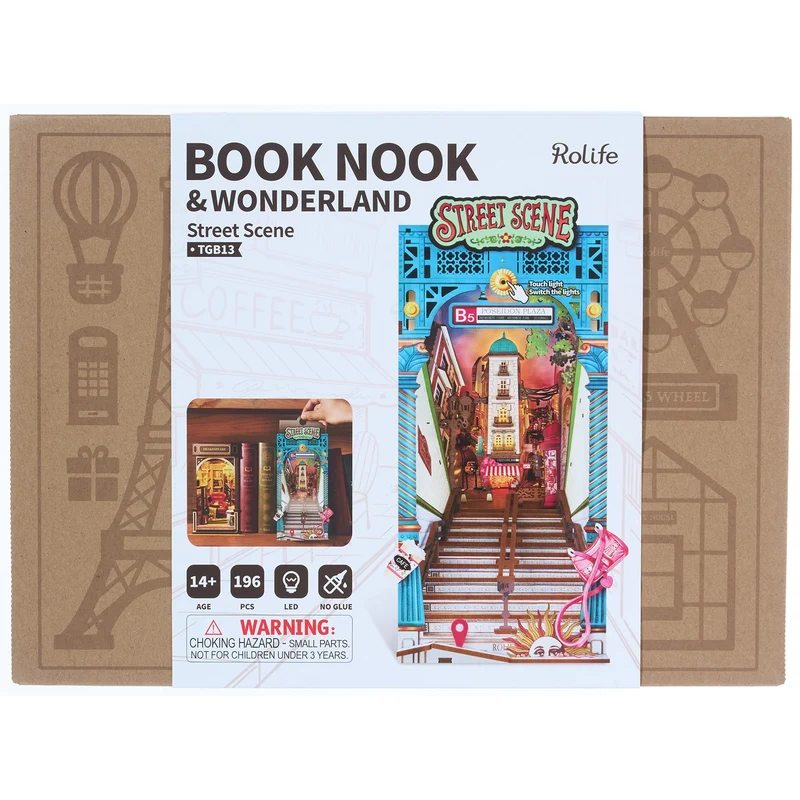 Robotime Book Nook Street Scene TGB13