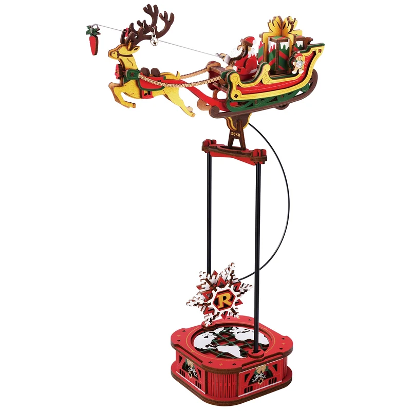 Robotime Santa on Sleigh MCD05