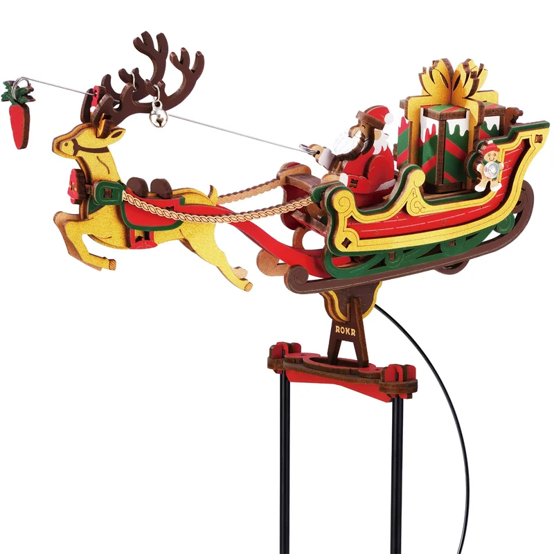 Robotime Santa on Sleigh MCD05