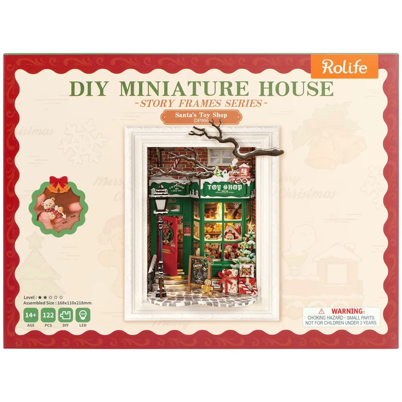 Robotime Santa's Toy Shop DP006