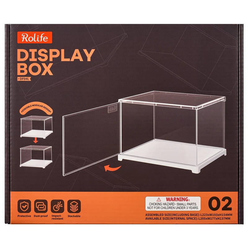 Robotime Dust Cover / Display Case Landscape S (Innenmaße L:205mm*B:177mm*H:137mm) DF04L