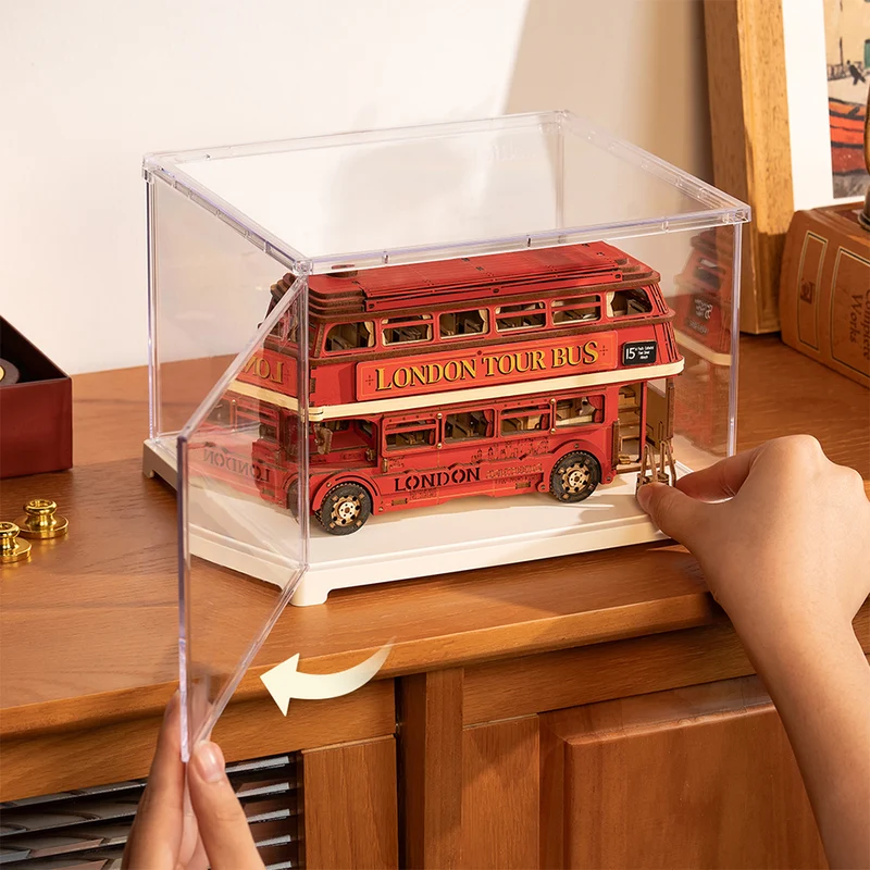 Robotime Dust Cover / Display Case Landscape S (Innenmaße L:205mm*B:177mm*H:137mm) DF04L