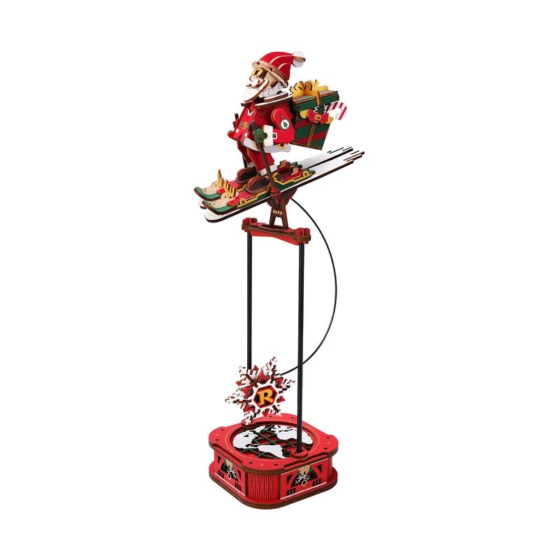 Robotime Santa on Skis MCD06