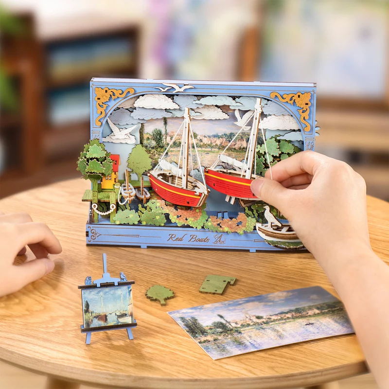 Robotime Red Boats TH004