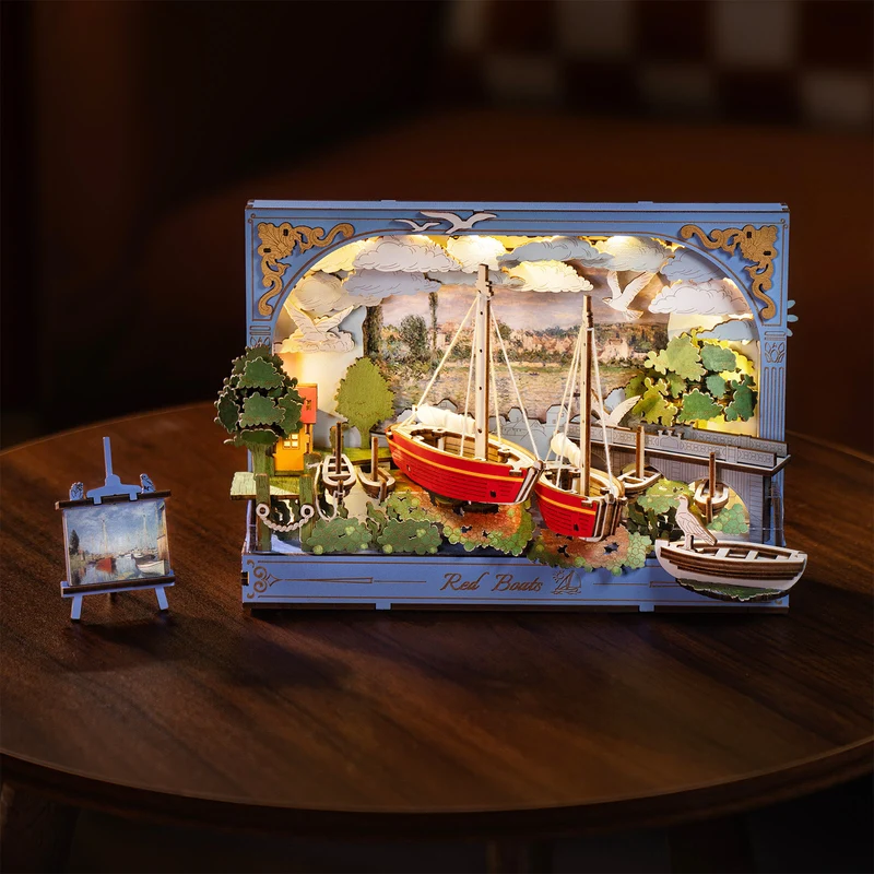 Robotime Red Boats TH004