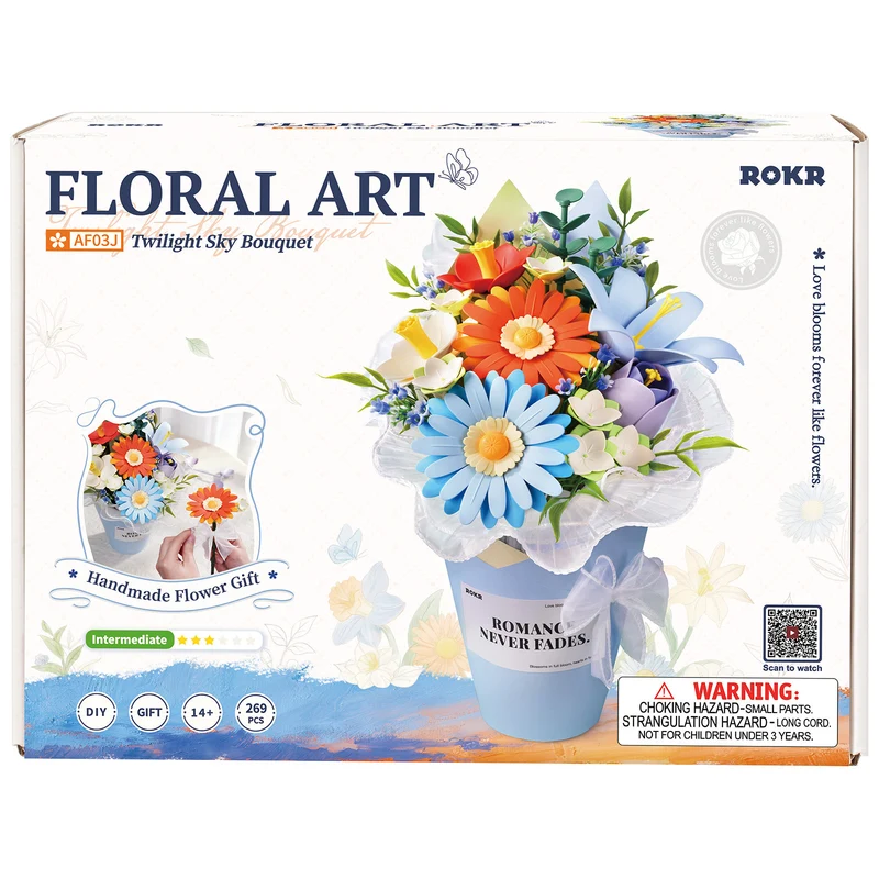 Robotime Twilight Sky Bouquet AF03J