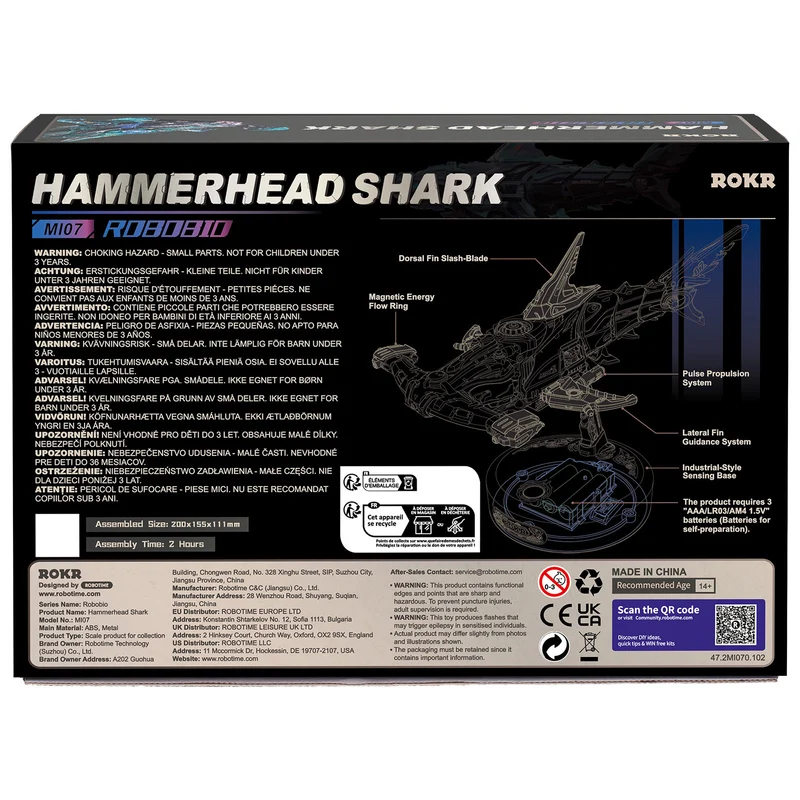 Robotime Hammerhead Shark MI07