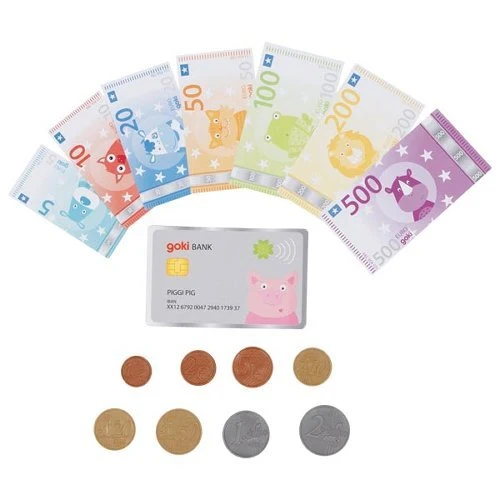 GoKi Spielgeld Tierische Taler, inkl. Kreditkarte