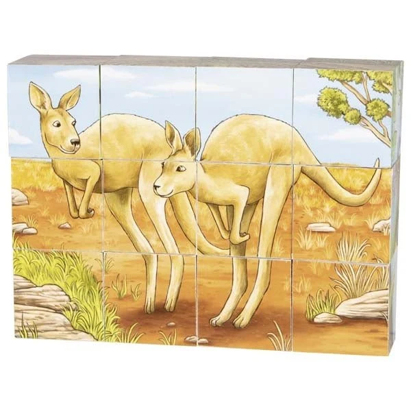 GoKi Würfelpuzzle Australische Tiere