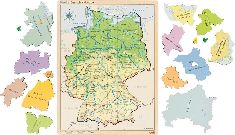 GoKi Schichtenpuzzle Deutschland