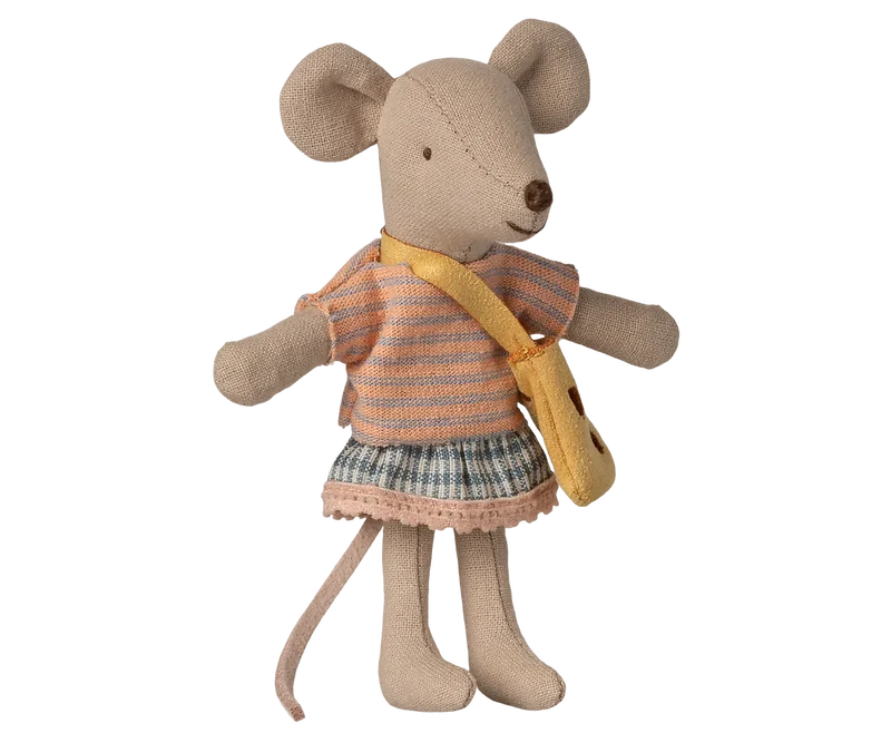 Maileg Kleine Schwester & Kleiner Bruder Maus mit Tasche