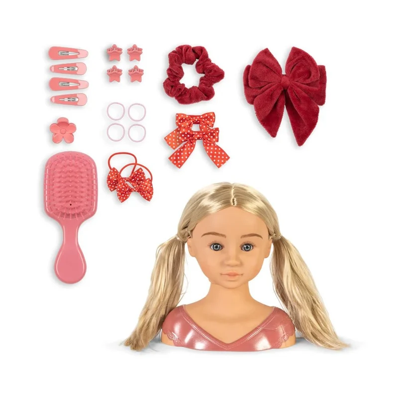 Frisierkopf "Doll Hair Salon Violet" inkl. Haarschmuck