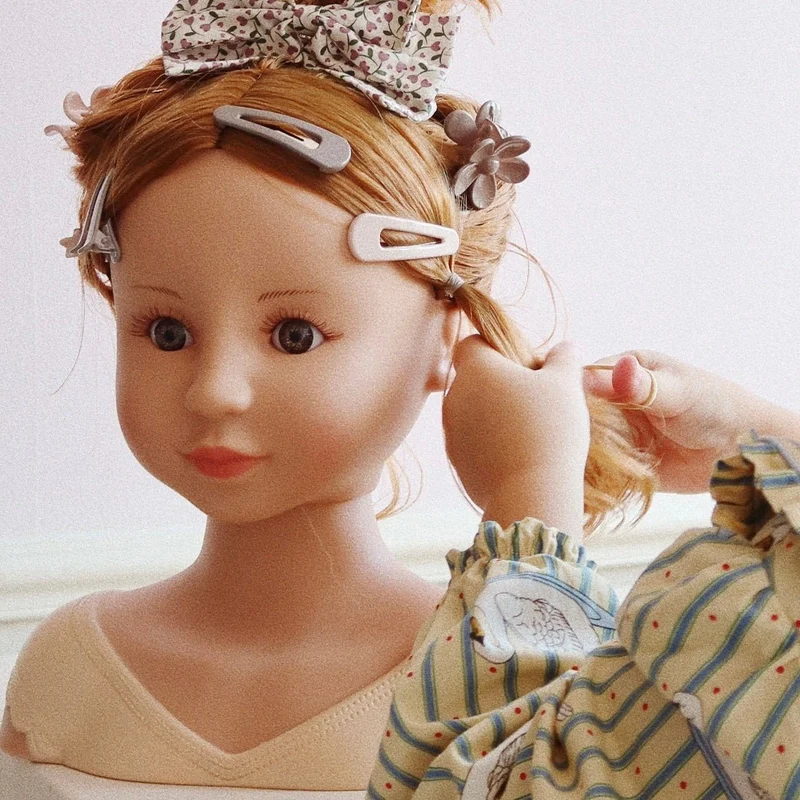Frisierkopf "Doll Hair Salon" inkl. Haarschmuck