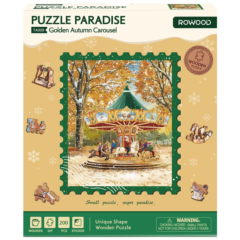 Robotime Golden Autumn Carousel TA008